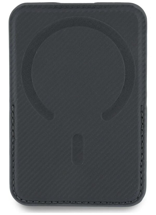 BMW Carbon Metal Logo Magnetic Card Holder with Stand Anthracite - BMOWMCS26PTKLG