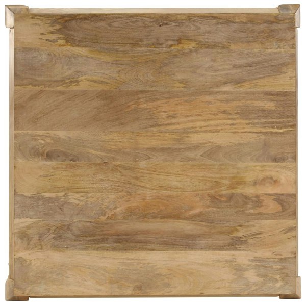 Berkfield Coffee Table 80x80x40 cm Solid Mango Wood