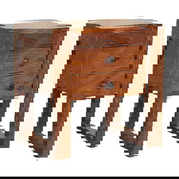 Artisan Furniture U-Square Honey Bedside