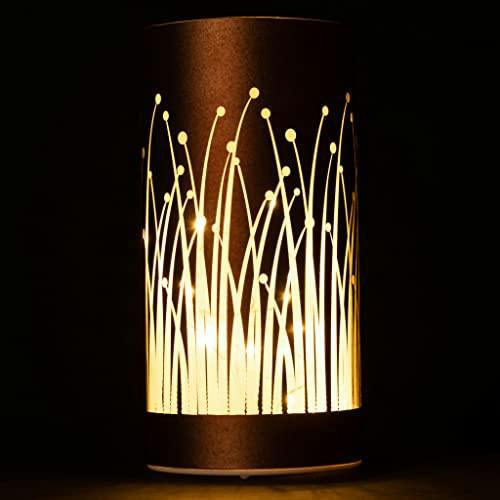2cm Christmas Decorated Vase Lamp with Forest Scene and Warm White LED Lights image 5