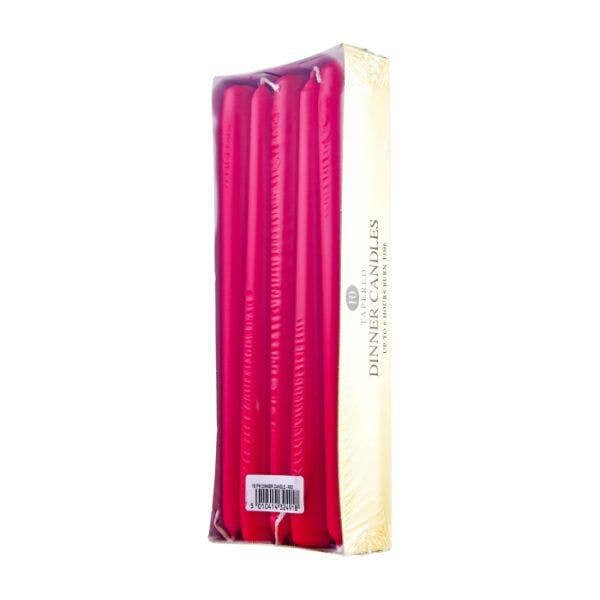 Price's Prices Dinner Candles Red 10Pk
