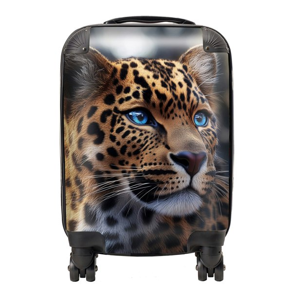 Warren Reed Beautiful Leopard Suitcase