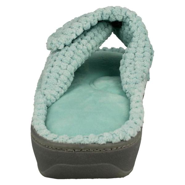 Padders Ladies Padders Cross Detailed Adjustable Mule Slippers Flo
