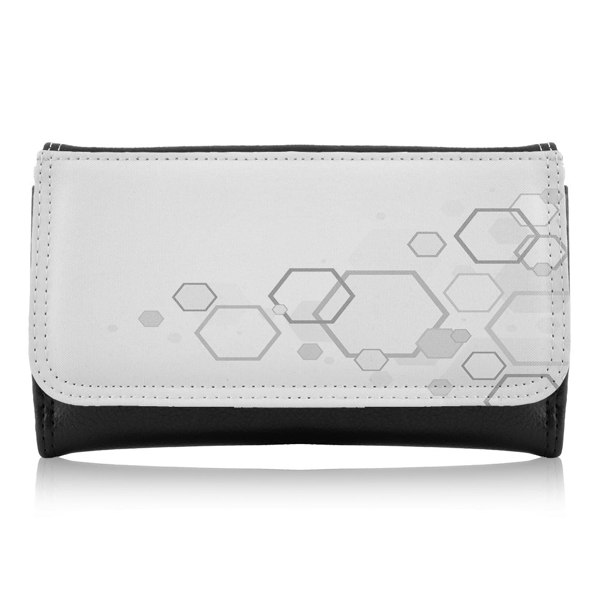 Benjamin Tate Design Abstract Hexagon Maxi Purse