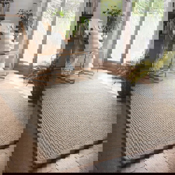 Origins Sisal Boucle with Soft Grey Border