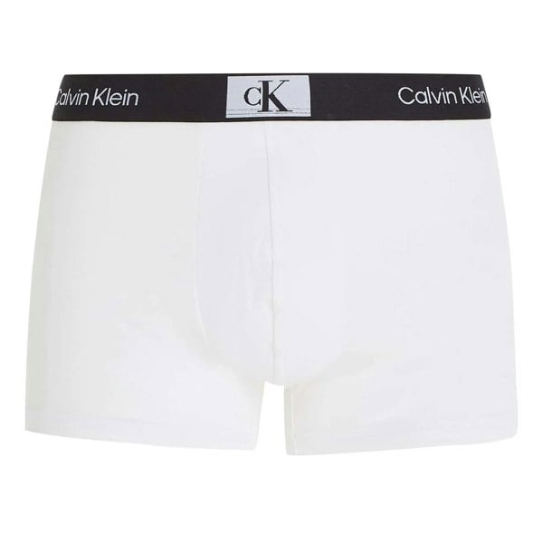 Calvin Klein Mens Banded Logo Boxer Shorts - White