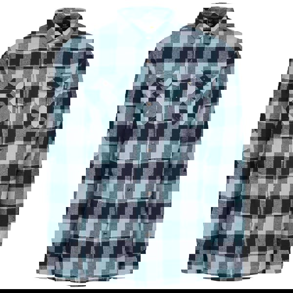 Regatta Mens Shelford Checked Padded Shirt - Blue