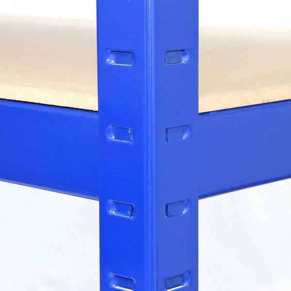 Monster Racking T-Rax Strong Storage Shelves - Blue (120cm W, 60cm D) Set of 10