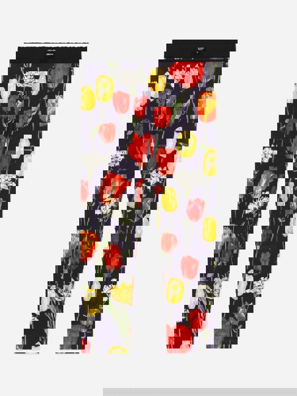 Dolce & Gabbana Kids Dolce & Gabbana Girls Tulip Print Leggings in Multicolour