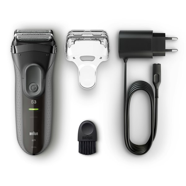 Braun Series 3 ProSkin 3000s Electric Shaver -  Rechargeable Electric Razor - Black