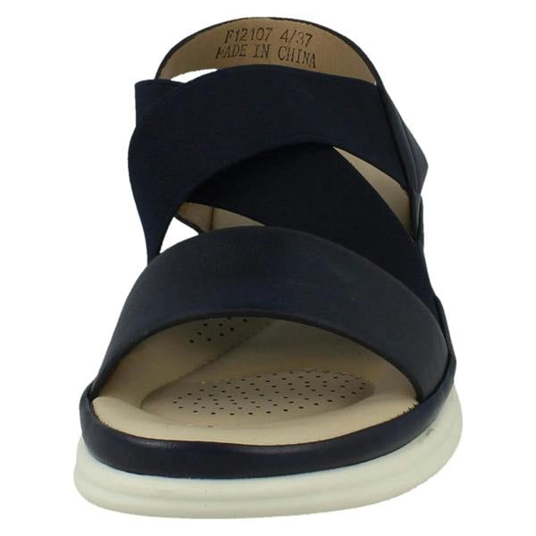 Eaze Ladies Eaze Slip On Elasticated Summer Sandals F12107
