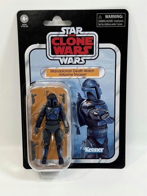 mandalorian death watch airborne trooper kenner 3.75 inch figure hasbro f5630