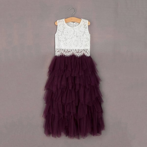 Dark Purple skirt and top