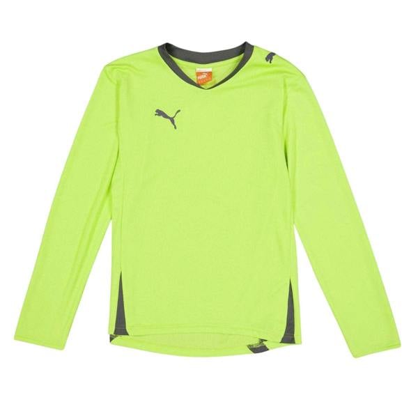 Puma Childrens/Kids Pwr C 5.10 Logo Long-Sleeved T-Shirt - Green - 