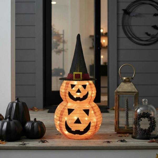Garden Greatness Fabric 3D Pumpkin Stack Decoration