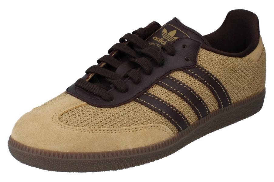 Adidas Originals Samba Og Mens Trainers Sneakers  JR0884 - Golden Beige Brown Gum JR0884 - Photo 0