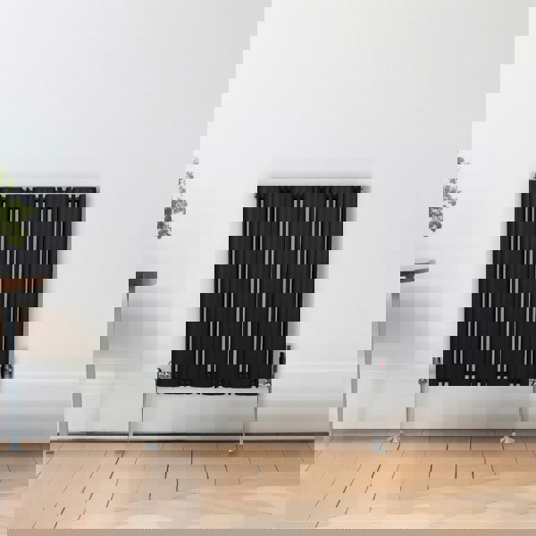 Monstershop Oval Column Radiator – 600mm x 600mm - Black