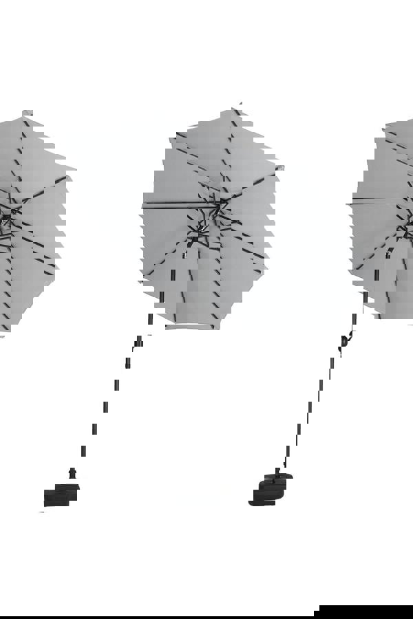 Living and Home 3M Large Rotating Patio Parasol for Outdoor Sunshade and Rain with Plastic Fillable Base