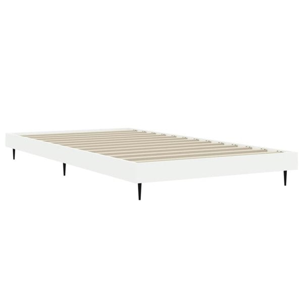 Berkfield Bed Frame White 90x200 cm Engineered Wood
