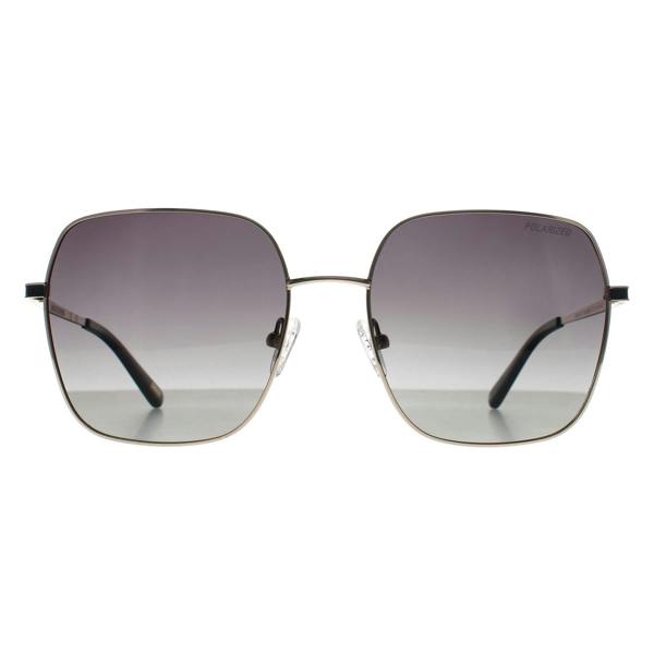 Skechers Sunglasses SE6266 32D Shiny Pale Gold Smoke Polarized