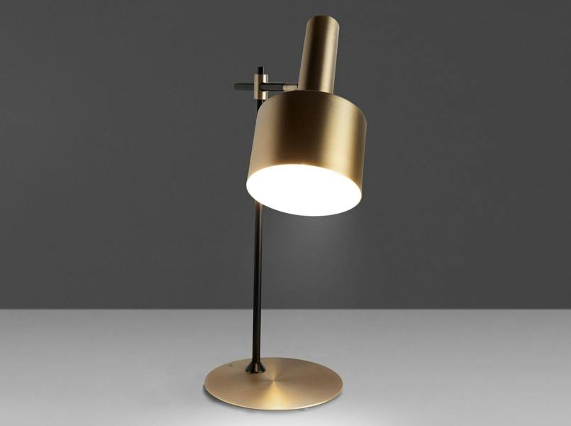 Angel Cerdá Table lamp gold aluminium and black steel 8068