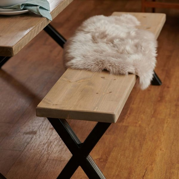 Rugger Brown Reclaimed Bench