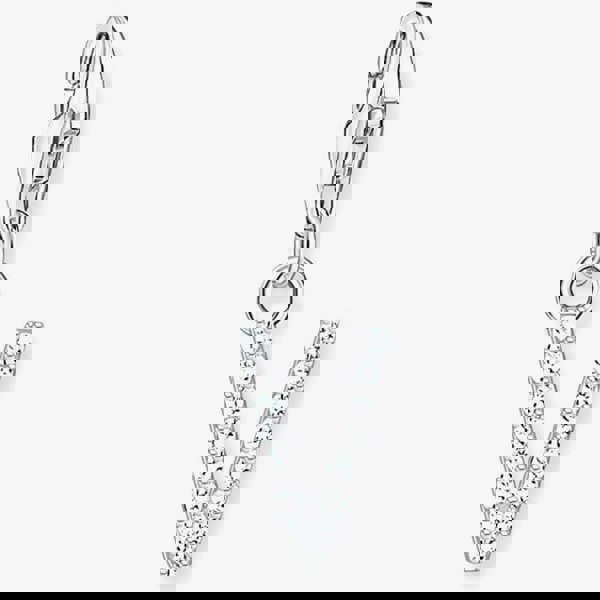 THOMAS SABO Silver Cubic Zirconia Letter V Charm 1959-051-14