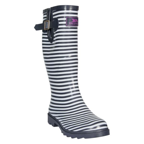 Trespass Womens/Ladies Samira Wellington Boots - Navy Stripe - 