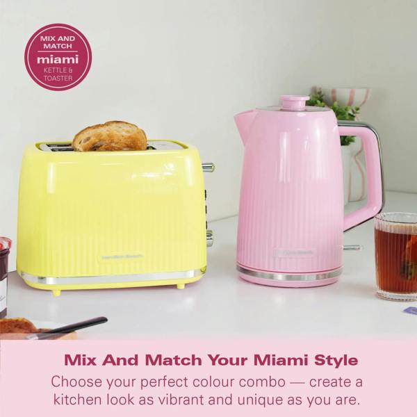 Hamilton Beach Miami 1.7L Kettle Banana Split - Hamilton Beach UK