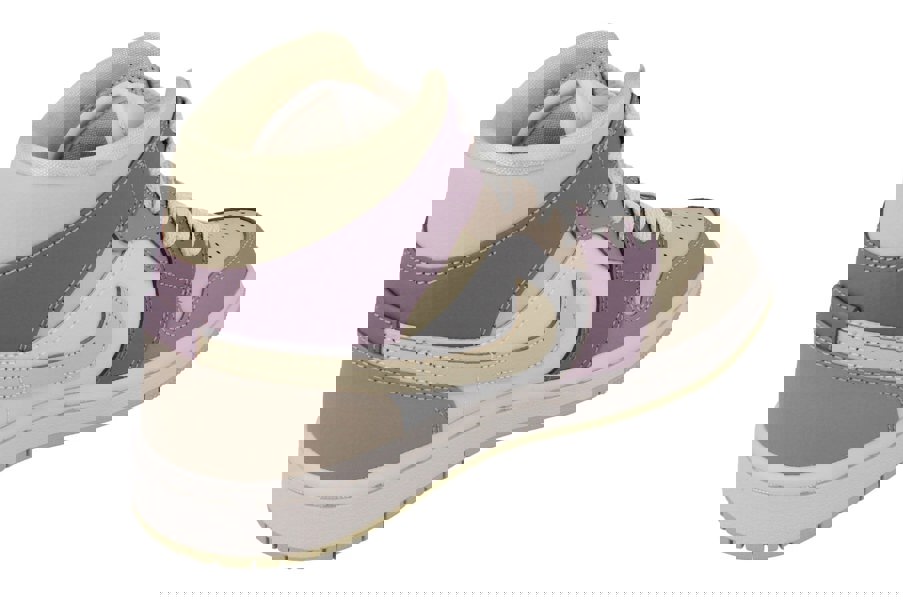 Nike Air Jordan 1 Mid Womens Trainers Hv2370  100 - Light Orewood Brown Team Gold Khaki 100 - Photo 2