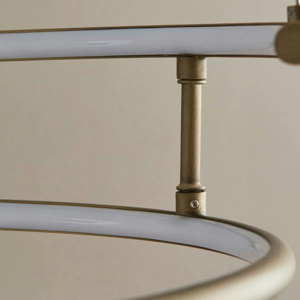 Pagazzi Lighting Mabel Antique Brass LED Pendant Ceiling Light