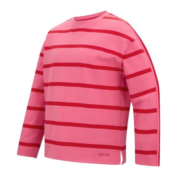 Regatta Womens/Ladies Avira Sweatshirt - Pink Lemonade/Red - 