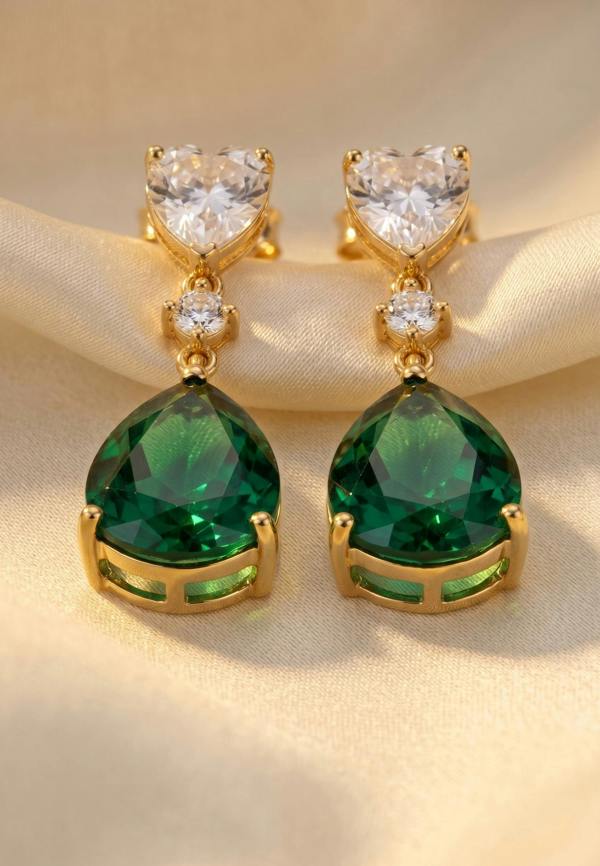Latelita Irina Paraiba Tourmaline Teardrop Earrings Gold