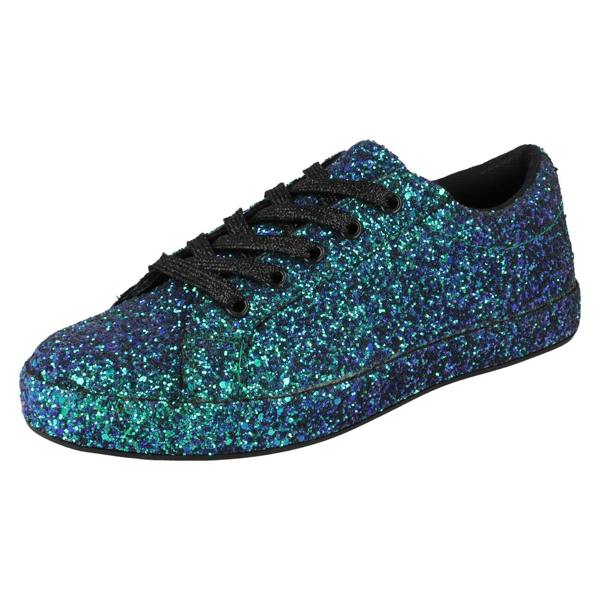 Spot On Ladies Spot On Glitter Trainers F7100
