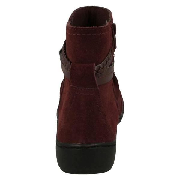 Clarks Ladies Clarks Braid Detailed Ankle Boots Cora BraidBoot