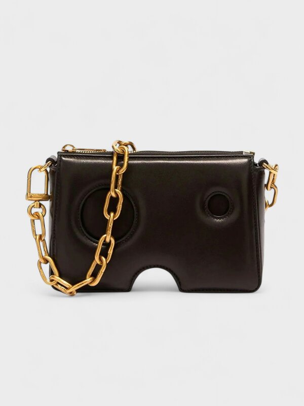 Off-White Burrow Zipped Pouch Black - Womens