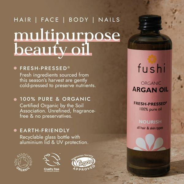 Fushi Wellbeing Organic Argan Oil 100ml