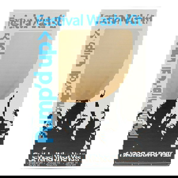 Pump'd Up Festival Wash Kit 3 Pieces Gift Set : Body Wash 70ml - Shampoo 70ml - Sanitiser 70ml