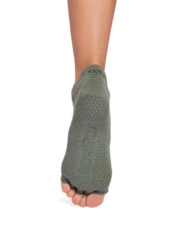 ToeSox Half Toe Bellarina Women's Yoga Grip Socks