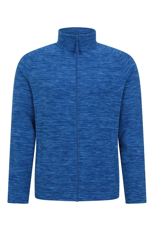 Mountain Warehouse Mens Snowdon II Full Zip Fleece Jacket - Cobalt Blue