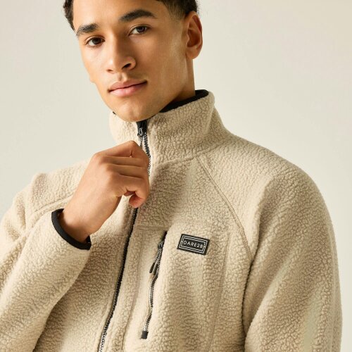 Dare 2B Mens Camber Recycled Polyester Fleece - White Pepper - White Pepper - 100% Recycled Polyester