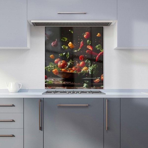 Warren Reed - Designer Dynamic Levitation: Vegetable Ballet Kitchen Splashback