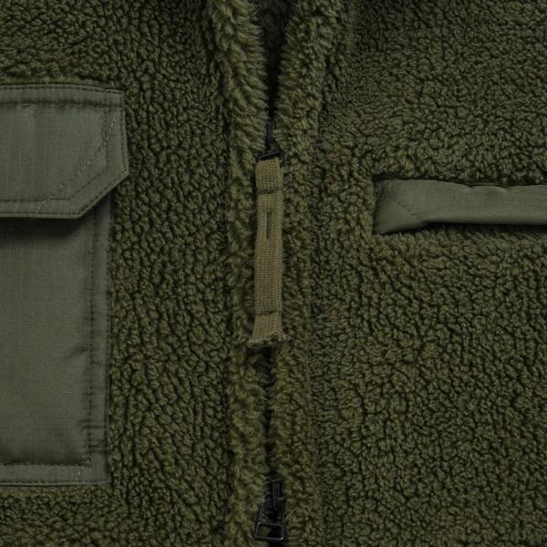 Taion Military Pile Fleece High Neck Vest