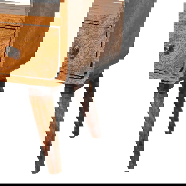 Artisan Furniture Solid Wood Mini Chestnut Curved Media Unit