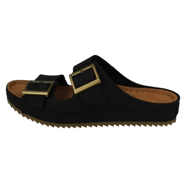 Clarks Ladies Clarks Adjustable Dual Strap Mule Sandals Brookleigh Sun