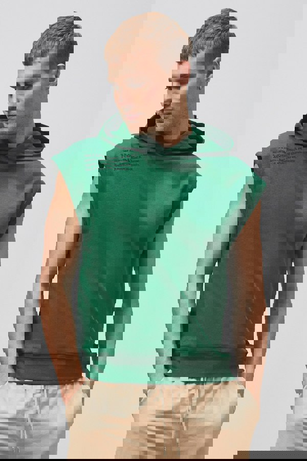 ENORSIA Men's  Contrast Printed Hoodie