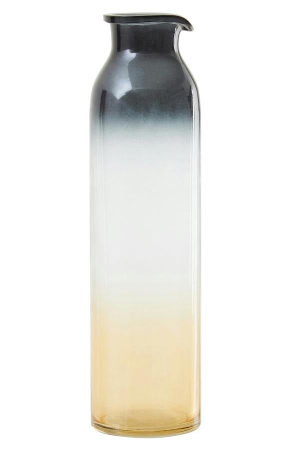 Ambra Glass Fluted Vase