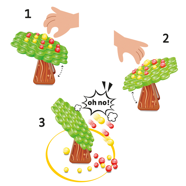 Quercetti Stay Apple - Balance Tree Game