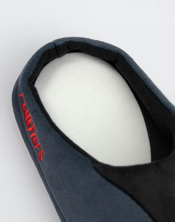 Wallace And Gromit Unisex Grey Feathers Mule Slippers