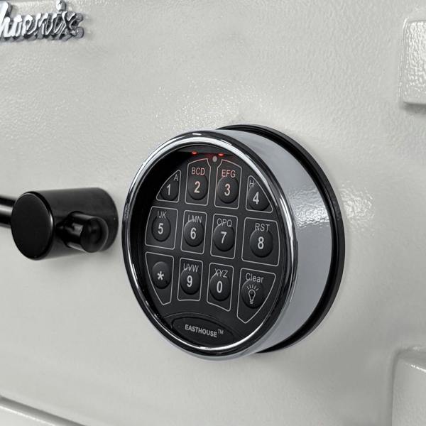 Phoenix Safe Phoenix Fortress SS1452E Security Safe in Scratch-resistant White Paint with VdS Certified Electronic Lock